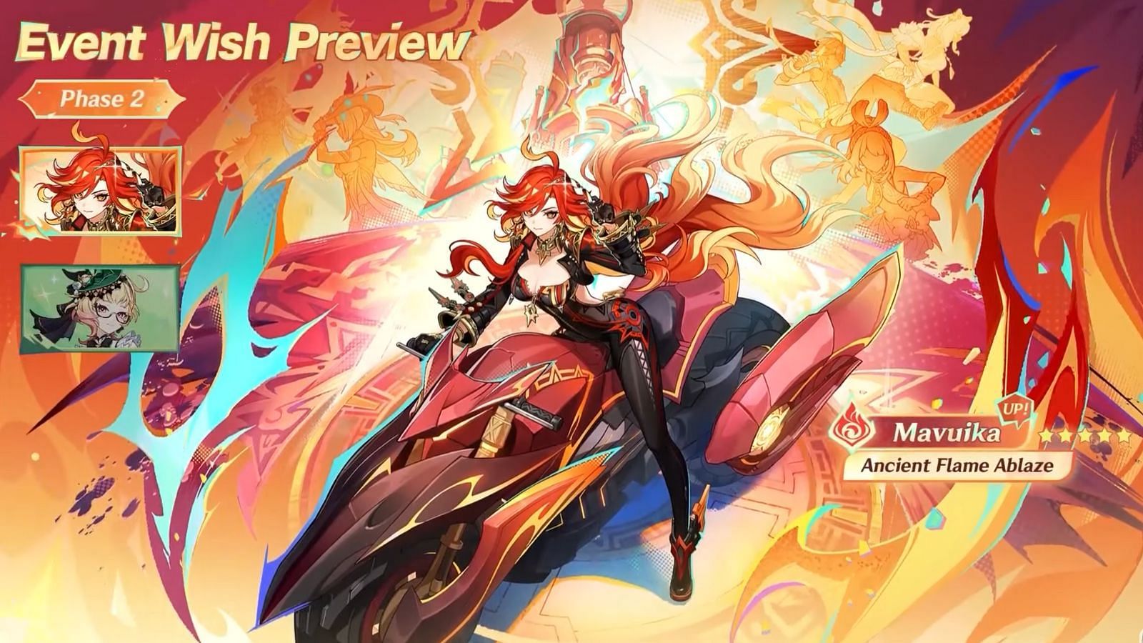 Phase 2 banners would feature Mavuika and Emilie (Image via HoYoverse)